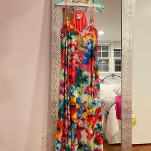 Nicole Miller Multi-Color Maxi Dress